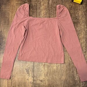 Wild Fable Mauve Long Sleeve Top